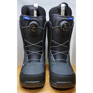 Men’s Burton Moto BOA Snowboard Boots Black Size 8 US – Lightweight Comfort